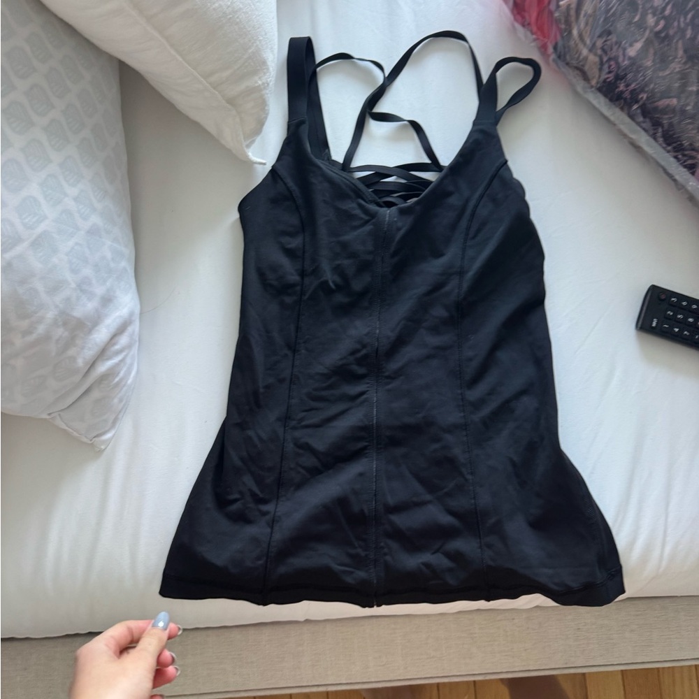 Lululemon Athletica Black Strappy Camisole